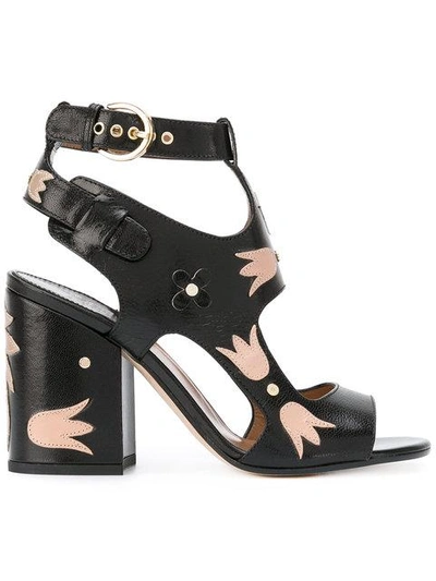 Laurence Dacade Cut-out Chunky Sandals In Black