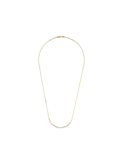 Northskull Rectangular Chain Necklace In Gold