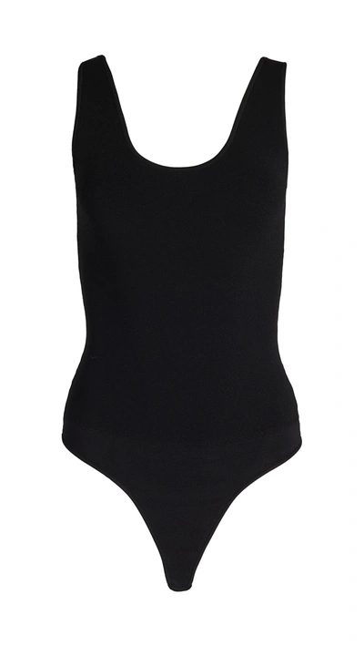 A.l.c Marley Thong Bodysuit In Black