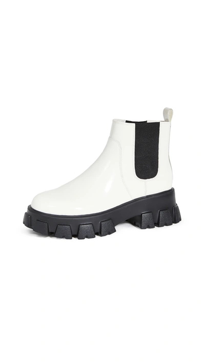 Villa Rouge Packer Chelsea Boots In Off-white