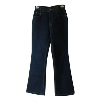 Pre-owned Levi's Blue Cotton Jeans