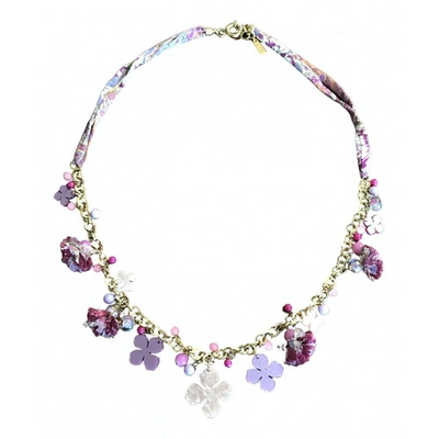Pre-owned Etro Multicolour Silk Necklace