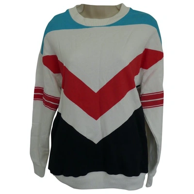 Pre-owned Etre Cecile White Cotton Knitwear
