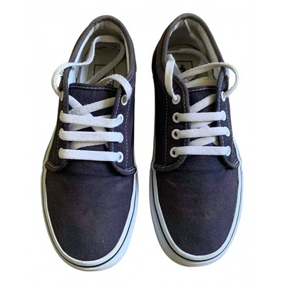 Pre-owned Vans Cloth Trainers In Grey