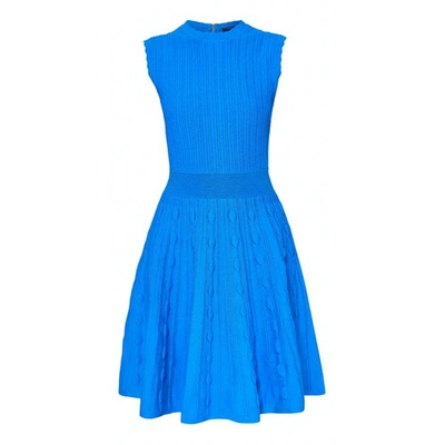 Pre-owned Ted Baker Blue Linen Dress