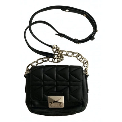 Pre-owned Karl Black Leather Handbag