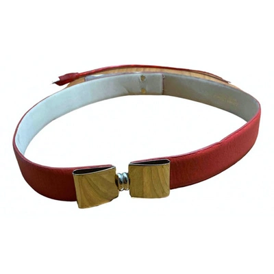 Pre-owned Elisabetta Franchi Leather Belt