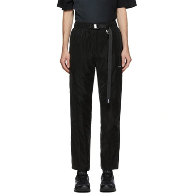 C2h4 Black Vanward Layered Lounge Pants