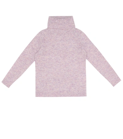 Morley Kids' Cozy Alpaca And Wool-blend Sweater In Purple