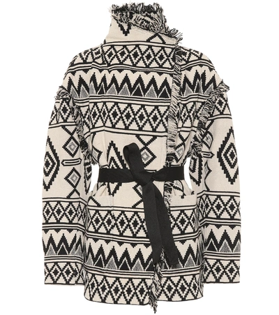 Isabel Marant Étoile Off-white Black Josiali Jacket ModeSens