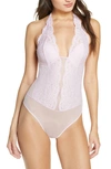 B.tempt'd By Wacoal Ciao Bella Lace Bodysuit In Winsome Orchid