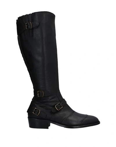 Belstaff Trialmaster Leather Boot In Black