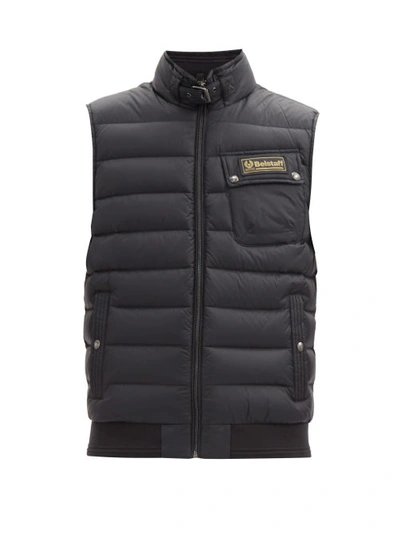 Belstaff Circuit Quilted Down Gilet In Black