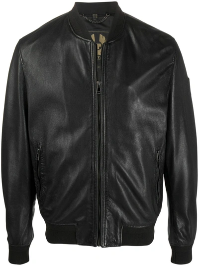 Belstaff Bayling Leather Jacket In Black | ModeSens