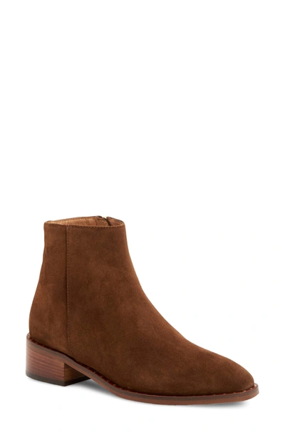 Aquatalia Women's Faelynn Studded Suede Ankle Boots In Chestnut