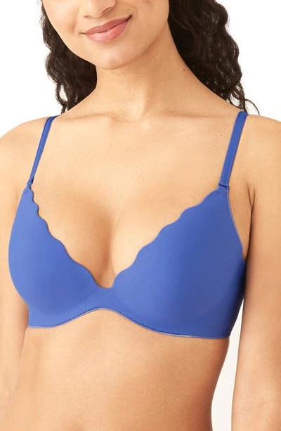 B.tempt'd By Wacoal B.wow'd Convertible Push-up Bra In Amparo Blue