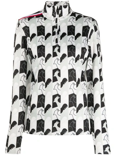 Rossignol Palmares Rooster-print Sweatshirt In White