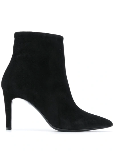 P.a.r.o.s.h Ankle-length Pointed Boots In Black