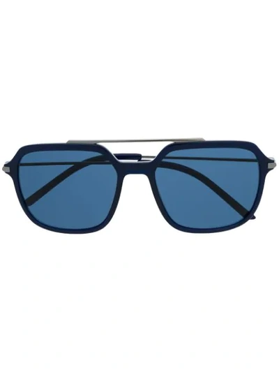 Dolce & Gabbana Blue Aviator Sunglasses
