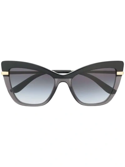 Dolce & Gabbana Cat-eye Sunglasses In Black