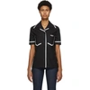 Fendi Black Eco Popeline Short Sleeve Shirt