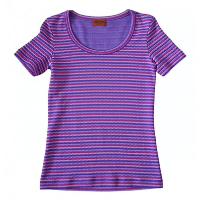 Pre-owned Missoni Blouse In Purple