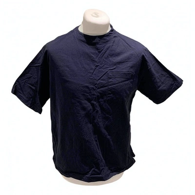 Pre-owned Beams Blue Cotton T-shirt