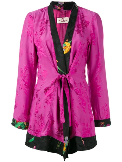 Etro Jacquard Kimono Jacket | ModeSens