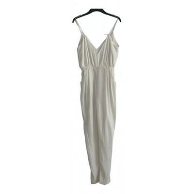 Pre-owned Finders Keepers Jumpsuit In White