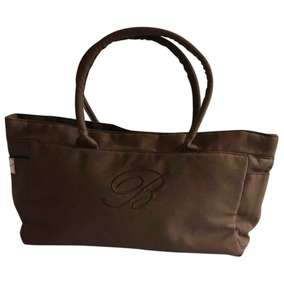Pre-owned Blumarine Brown Cotton Handbag