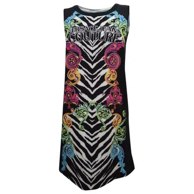 Pre-owned Versace Mid-length Dress In Black