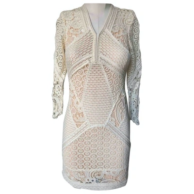 Pre-owned Iro Ecru Cotton Dress