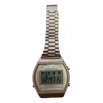 Pre-owned Casio Watch In Pink
