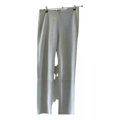 Pre-owned Steffen Schraut Straight Pants In Green