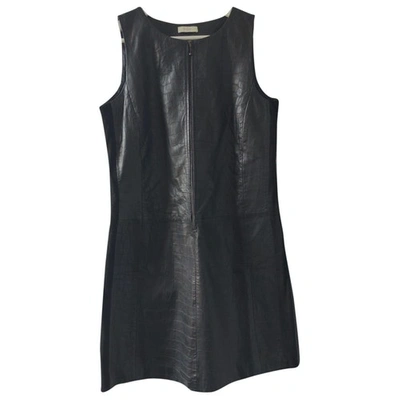 Pre-owned Paul Smith Black Leather Dress