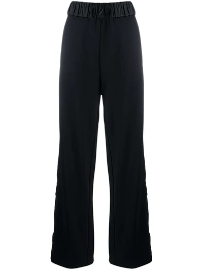 No Ka'oi Oversized Panelled Track Trousers In Schwarz