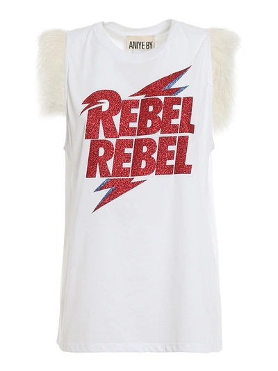 Aniye By Rebel Tank Top In White