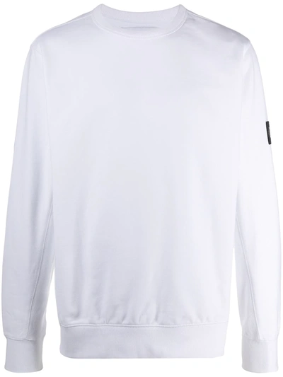 Calvin Klein Jeans Est.1978 Logo Patch Sweater In White
