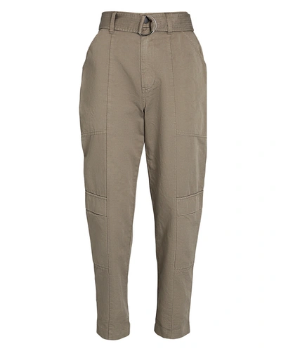 J Brand Athena Surplus Cropped Pants In Grey