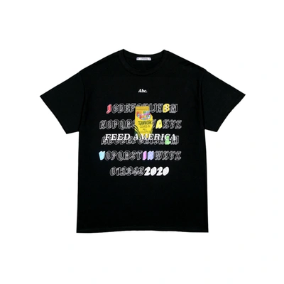 Pre-owned Advisory Board Crystals  X J Balvin Feeding America Colores T-shirt Black