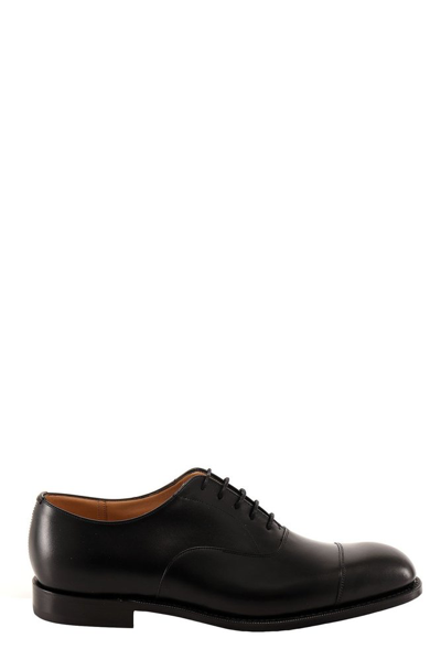 Church's Churchs Mens Black Leather Lace-up Shoes