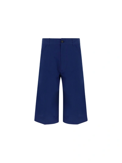 Kenzo Men's Blue Cotton Shorts