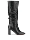 L'autre Chose Lautre Chose Black Leather Heeled Boot