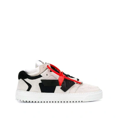 Off-white Women's White Leather Sneakers