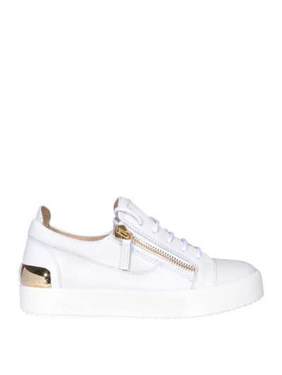 Giuseppe Zanotti May Sneakers In White Nappa Leather