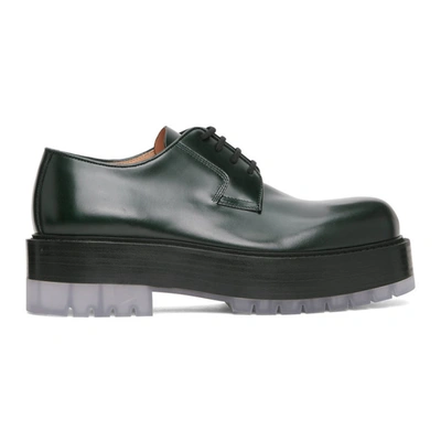 お歳暮 のし Bottega Veneta Derby Shoes With Platform Soles In Black 靴