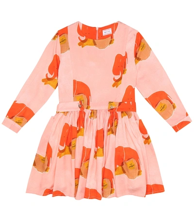 Morley Kids' May Printed Dress In Pink