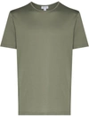 Sunspel Crew-neck Cotton T-shirt In Green
