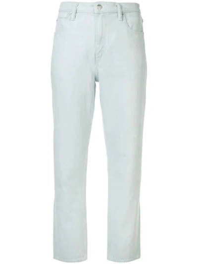 Alexander Wang T Alexanderwang.t High-waist Slim Straight-leg Jeans In Blue