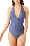 B.tempt'd By Wacoal Ciao Bella Lace Bodysuit In Marlin